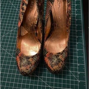 BCBGeneration crocodile 6 inch heels